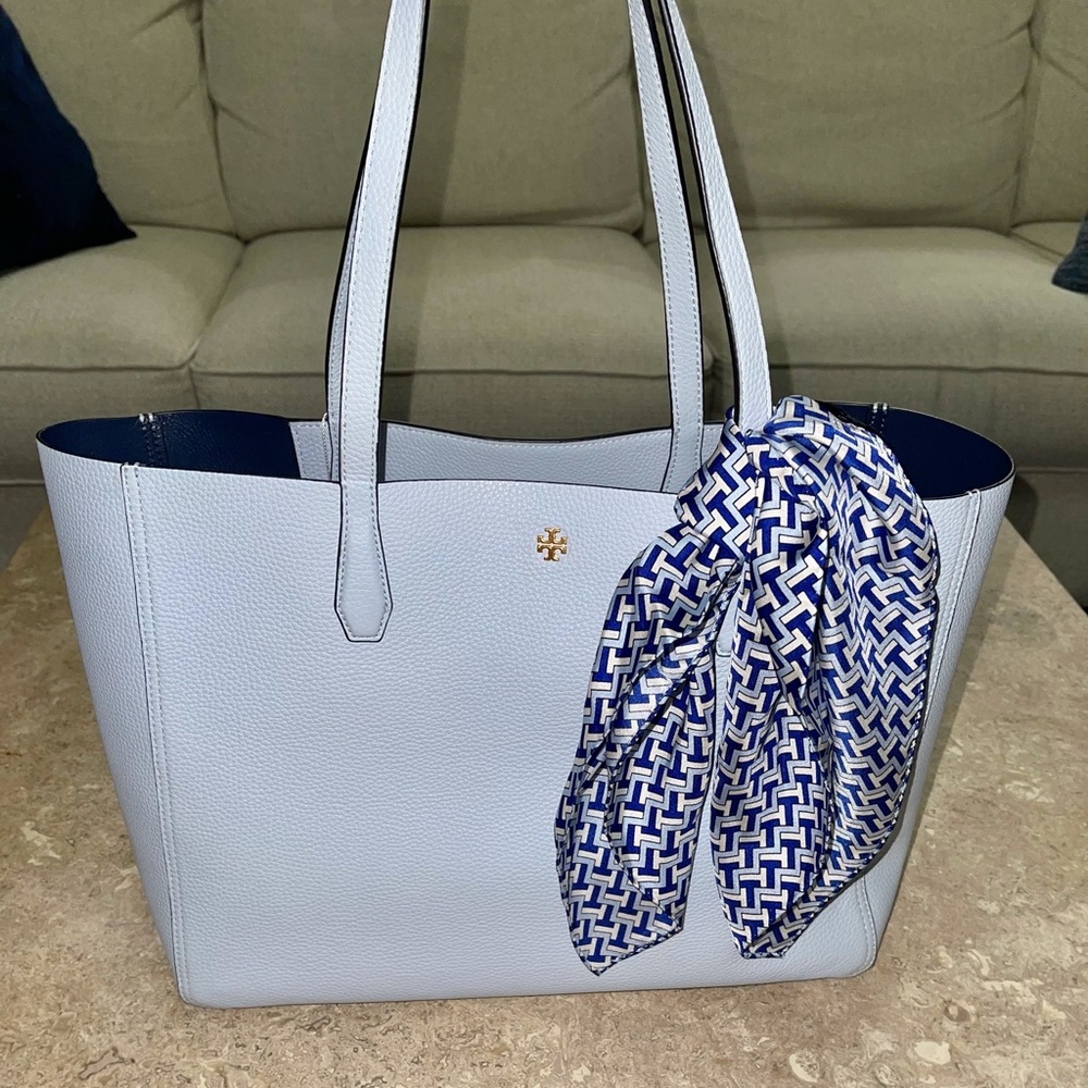 Tory Burch Blake Tote and Silk Neckerchief